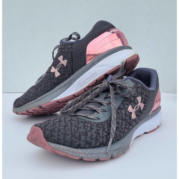 Under Armour Shoes - Under Armour Charged Escape 2 Gray and Rose Gold Women's 7